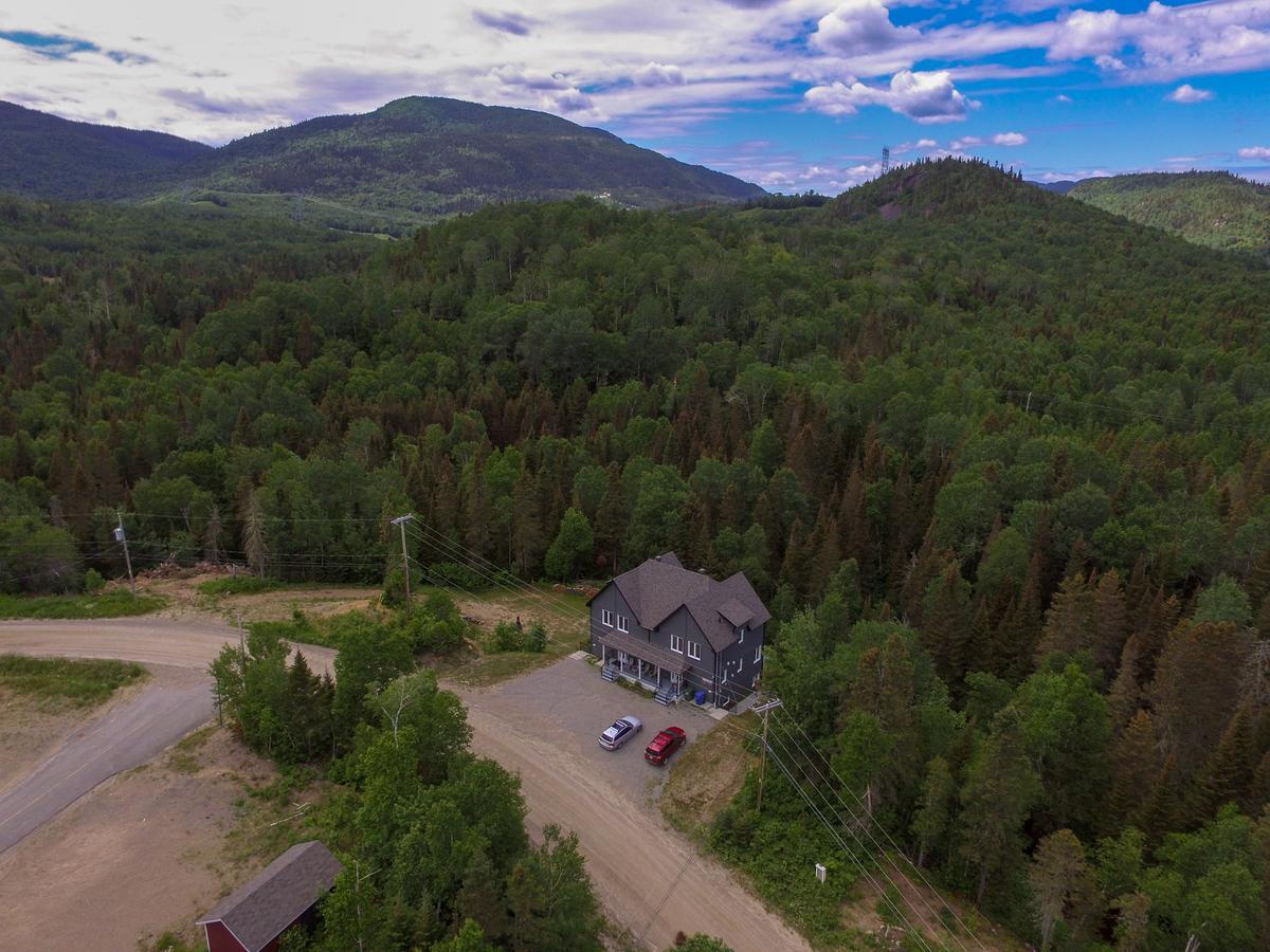 Villa Vue sur la montagne à LʼAnse-Saint-Jean Extérieur photo